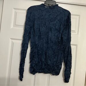 Zara Deep Blue Textured Fabric